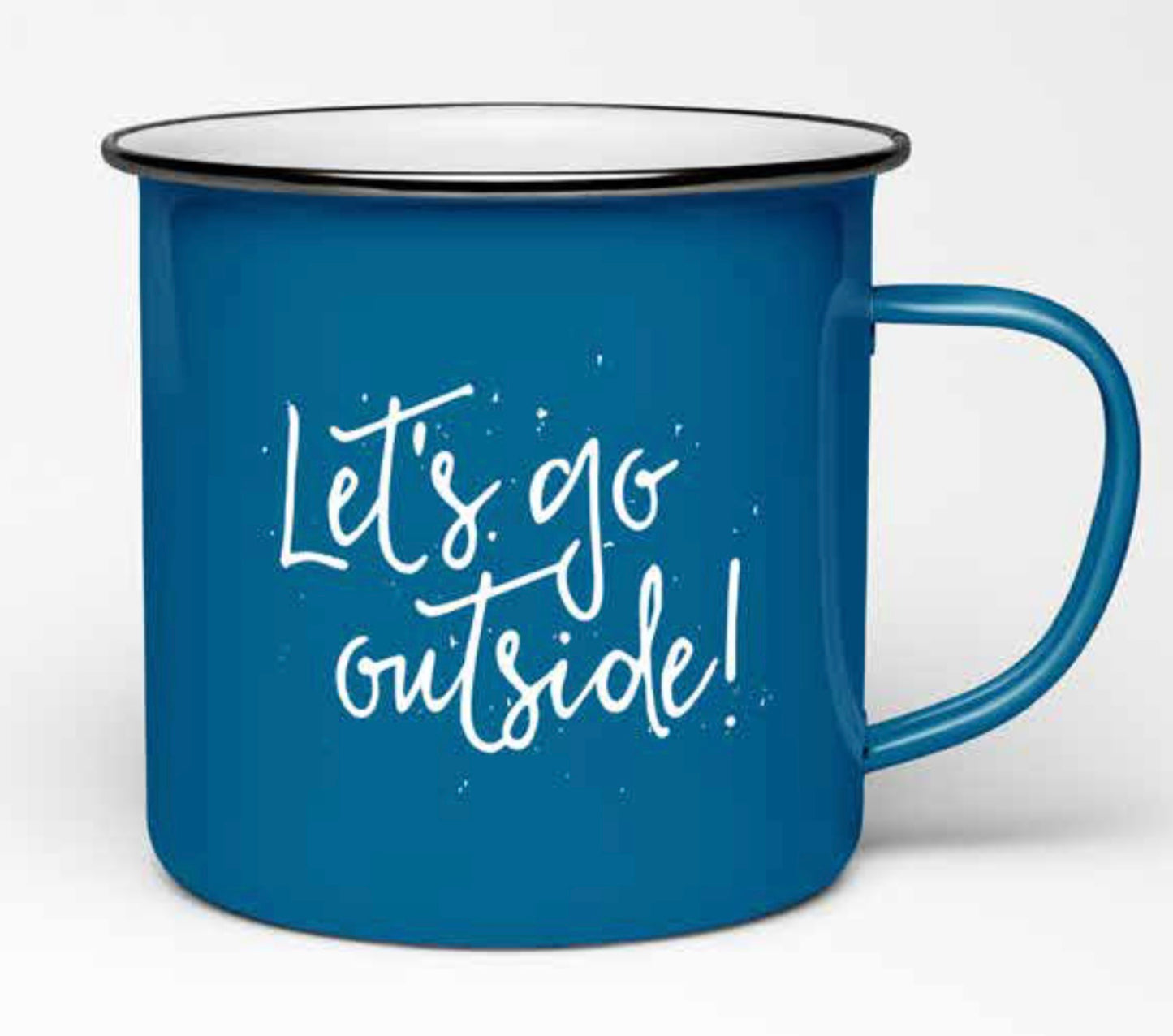Let's Go Outside Camping Mug